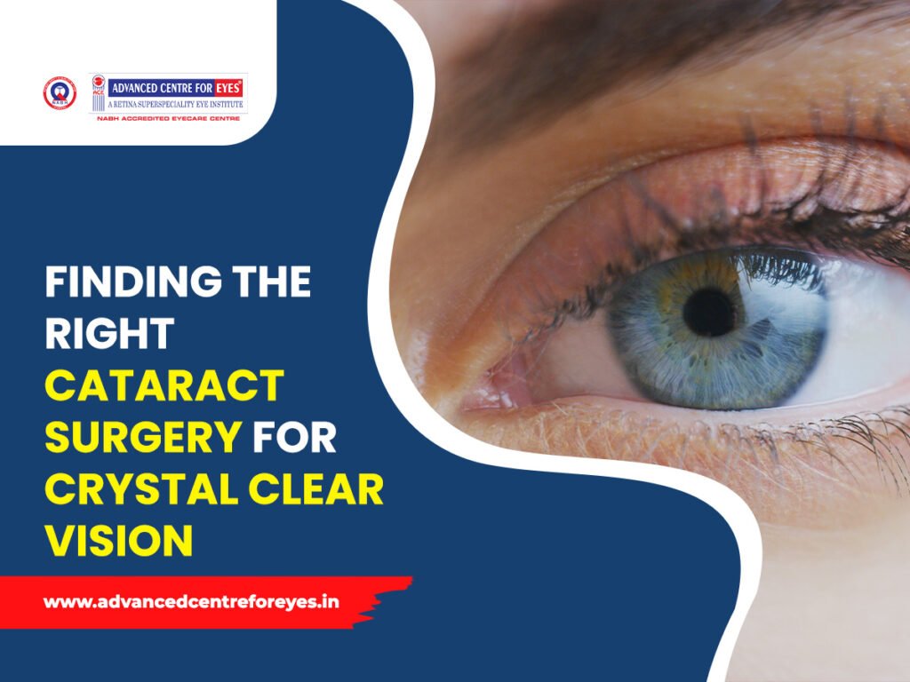 Finding the Right Cataract Surgery for Crystal Clear Vision