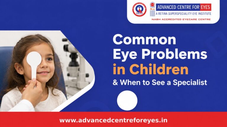 Common Eye Problems in Children & When to See a Specialist